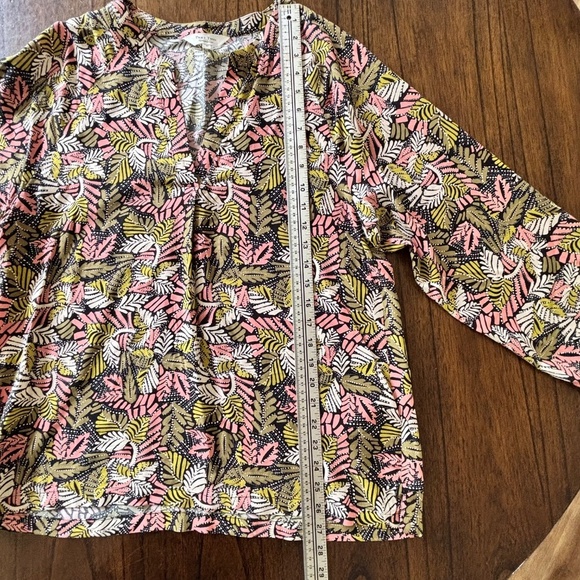 Part Two Copenhagen botanical print 3/4 sleeve blouse flowy size EU40 - Picture 15 of 16